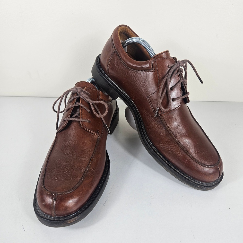 Johnston & Murphy Mens 9.5 "The Signature" Line Split-Toe / Apron-Toe Oxfords